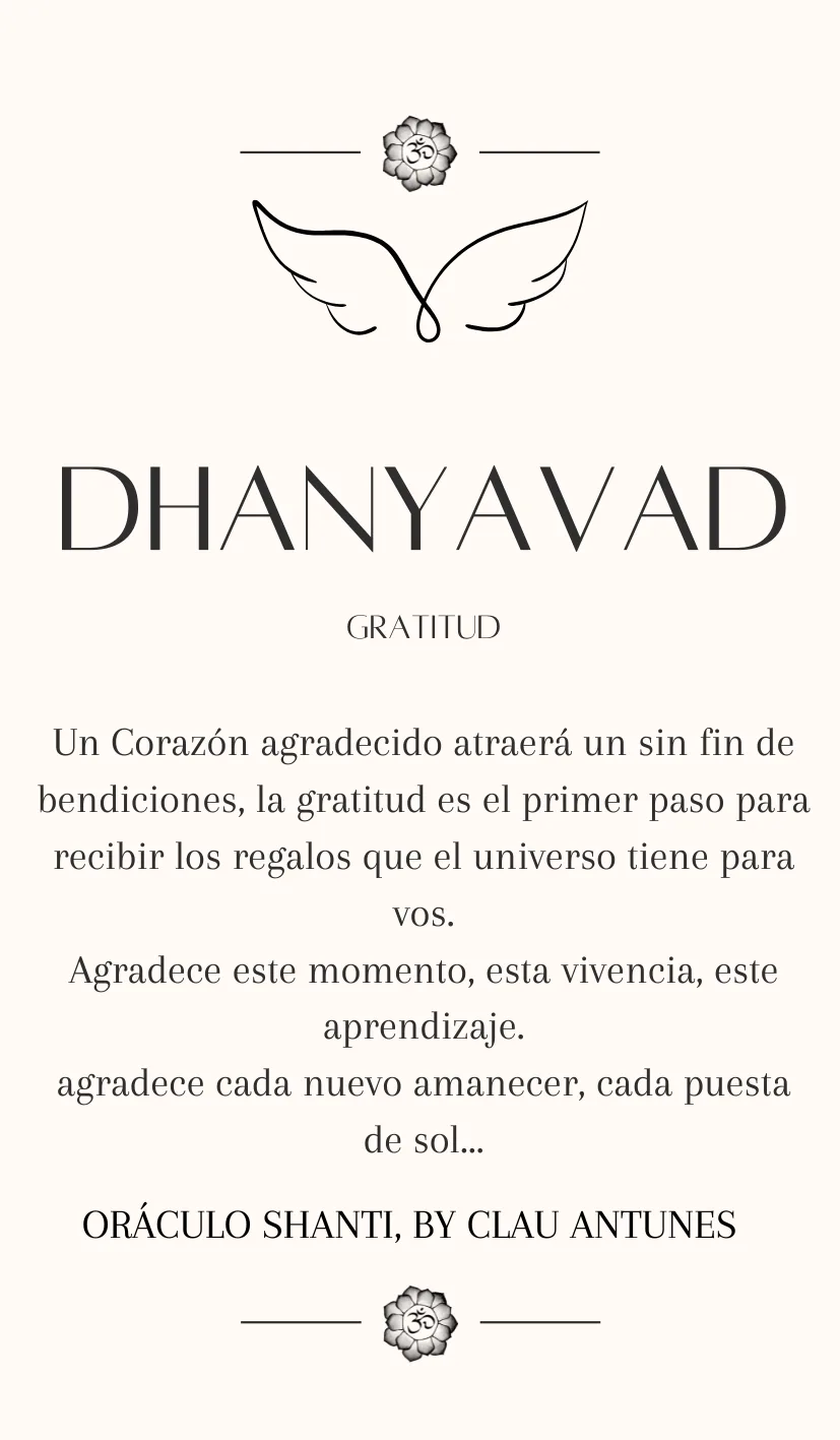 Carta DHANYAVAD