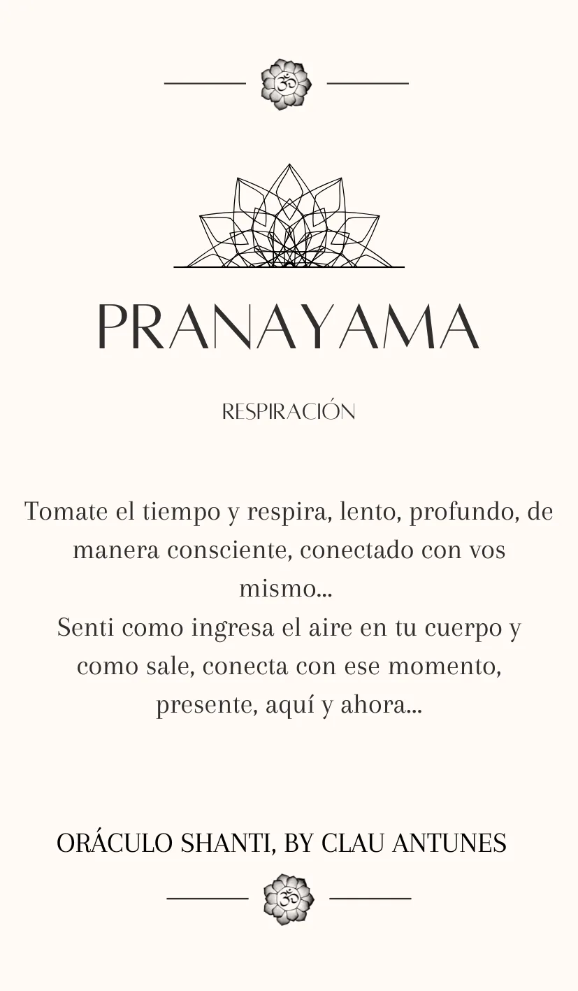 Carta PRANAYAMA