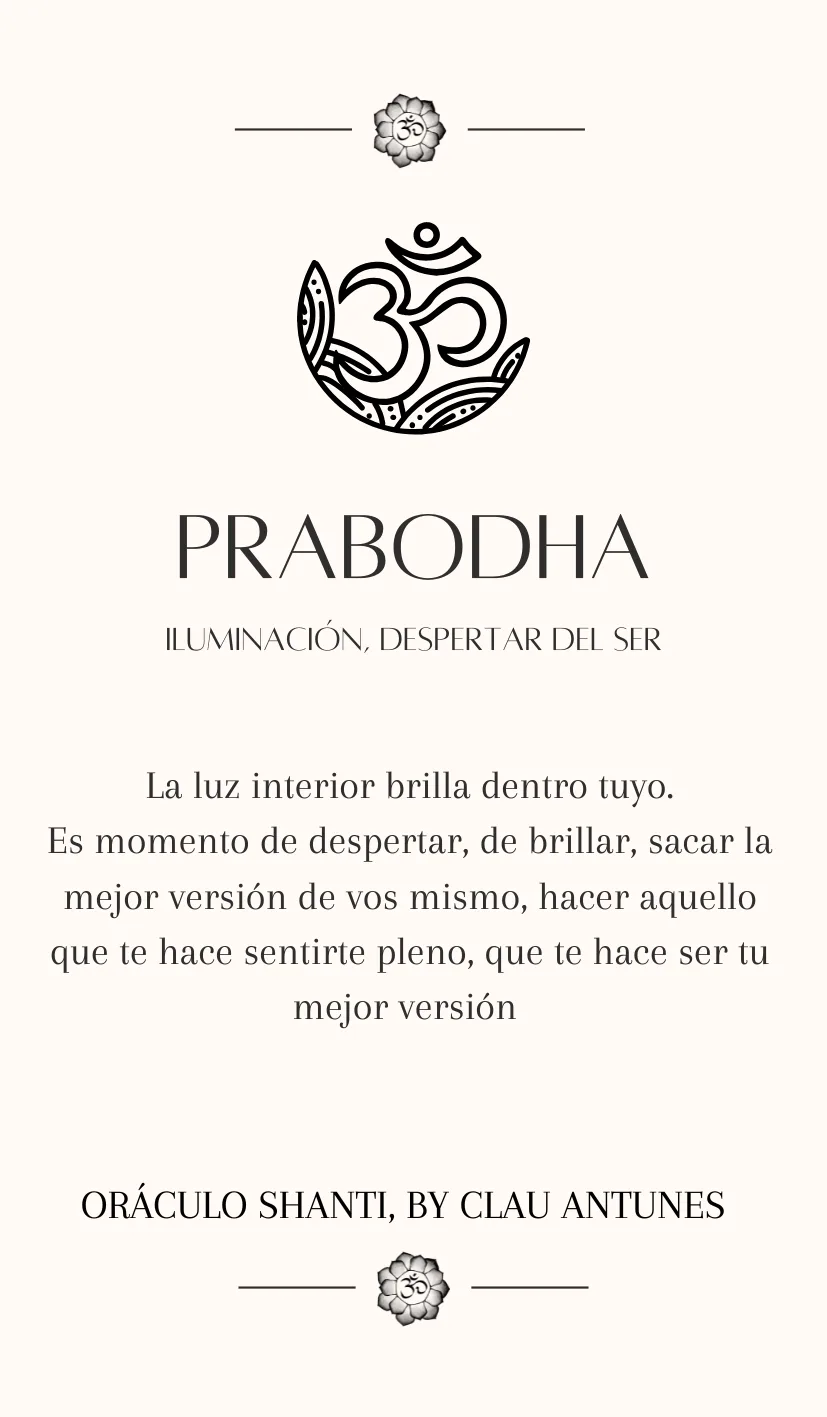 Carta PRABODHA