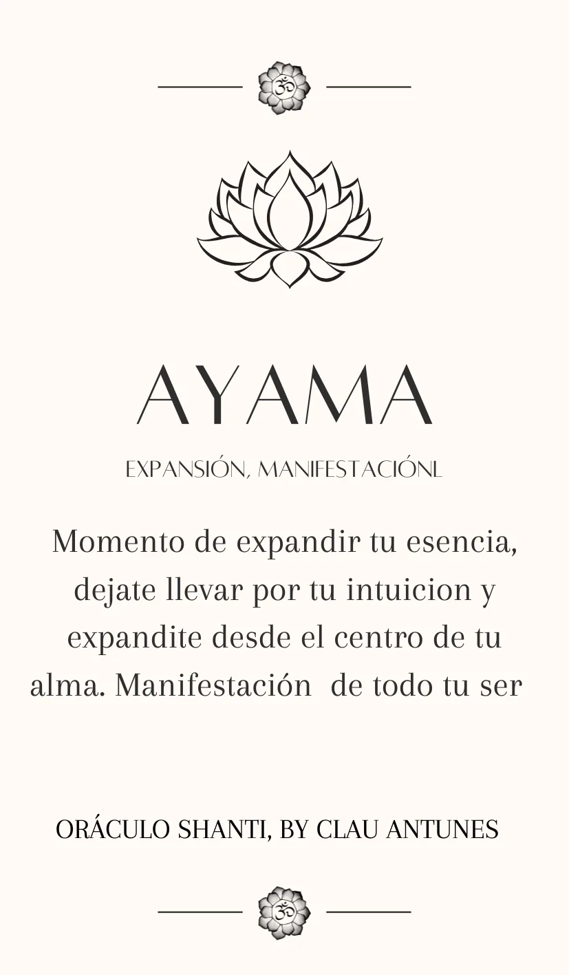 Carta AYAMA